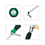 ست پیچ گوشتی ضربه خور 6 عددی آچار خور تاپ تول مدل GFE-0602 - تصویر 3