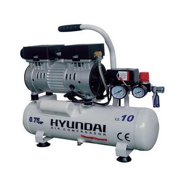 1075AC.jpg کمپرسور باد 10 لیتری سایلنت هیوندای مدل 1075AC - تصویر 1