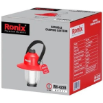 چراغ فانوسی شارژی کمپی ولوم دار 300لومن رونیکس مدل RH-4228 - تصویر 2