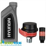 کمپرسور باد 50 لیتری دو شیر هیوندای مدل AC-5025 - تصویر 9