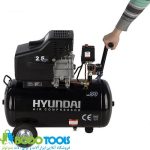 کمپرسور باد 50 لیتری دو شیر هیوندای مدل AC-5025 - تصویر 11