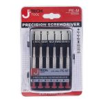 پیچ گوشتی ساعتی 6 عددی جتک مدل PE-M 052200