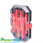پیچگوشتی ساعتی 6 عددی دسته پلاستیکی رونیکس مدل RH-2712