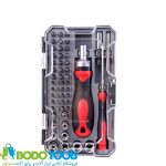 کیت 55 عددی سری پیچگوشتی و بکس رونیکس مدل RH-2717