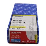 مته چهارشیار دو الماسه سایز 7 طول 16 سانتی متر توسن - تصویر 2