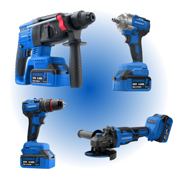 VR2404-ALL.jpg کیت شارژی براشلس 4 عددی ویوارکس مدل VR2404-BCK - تصویر 1