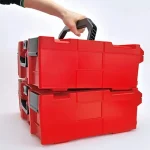 جعبه ابزار پلاستیکی(قرمز) 17لیتری تاپ تول مدل TBBE0602 - تصویر 3