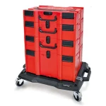 جعبه ابزار پلاستیکی(قرمز) 32لیتری تاپ تول مدل TBBE0702 - تصویر 2