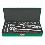 جعبه بکس 27 پارچه ترکیبی 1/2 و 1/4 تاپ تول مدل GCAD2802
