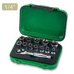 جعبه بکس 13پارچه 1/4 اینچ 4 تا 13 تاپ تول مدل GABW1301