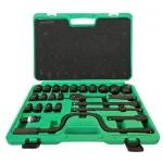 جعبه بکس فشار قوی 24 پارچه 1/2 اینچ مشکی تاپ تول مدل GDAI2401