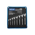 ست آچار یکسر رینگ 8عددی کیفی سری X-Line (هندی) نووا مدل9430 - تصویر 2