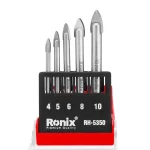 ست مته شیشه 5 عددی رونیکس مدل RH-5350