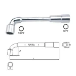 ست آچار 9عددی دوسر بکس چیقی کیفی تاپ تول مدلGPAQ0901 - تصویر 3