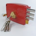 قفل حیاطی 3لول (کلید کامپیوتری) طرح کالی STA مدل106-12-5C - تصویر 4