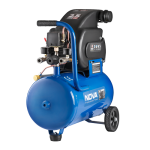 کمپرسور باد 25 لیتری نووا مدل NTA9025 - تصویر 2