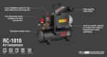 کمپرسور باد 10 لیتری رونیکس مدل RC-1010 - تصویر 21