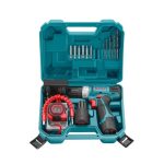 کیت دریل شارژی 12 ولت دو باطری (19پارچه) رونیکس مدلRS-8012