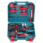 کیت دریل شارژی چکشی 16 ولت 33 پارچه دو باطری رونیکس مدل RS-8615