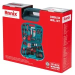 کیت دریل شارژی چکشی 20 ولت 53 پارچه دو باطری رونیکس مدل RS-8620 - تصویر 2